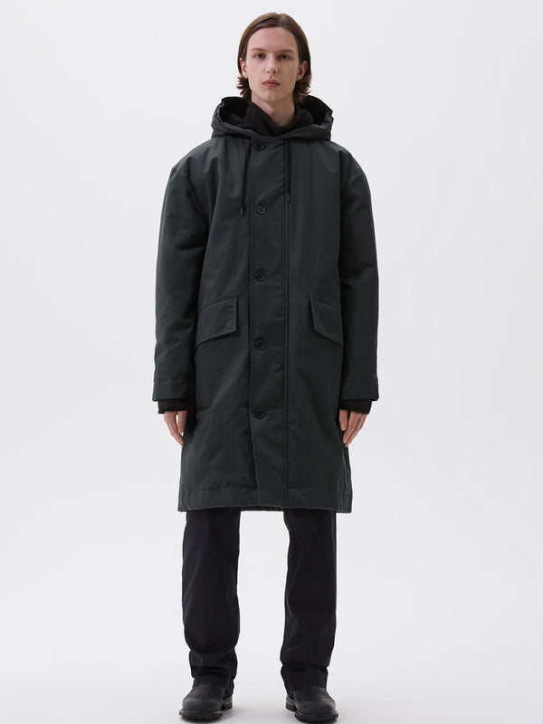MHL Hooded Deck Parka in Algae