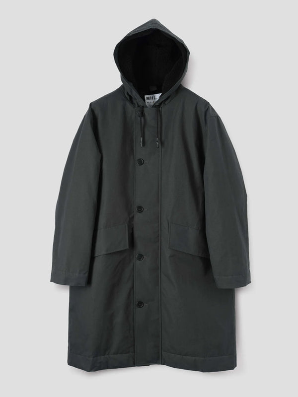 MHL Hooded Deck Parka in Algae