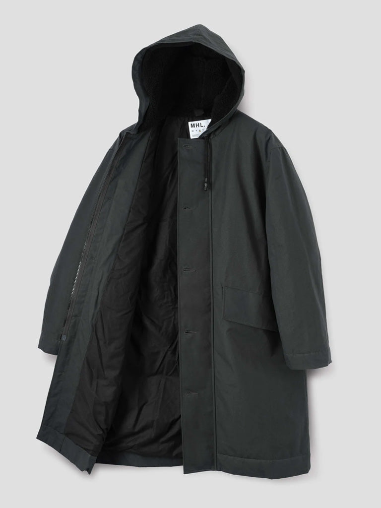 MHL Hooded Deck Parka in Algae
