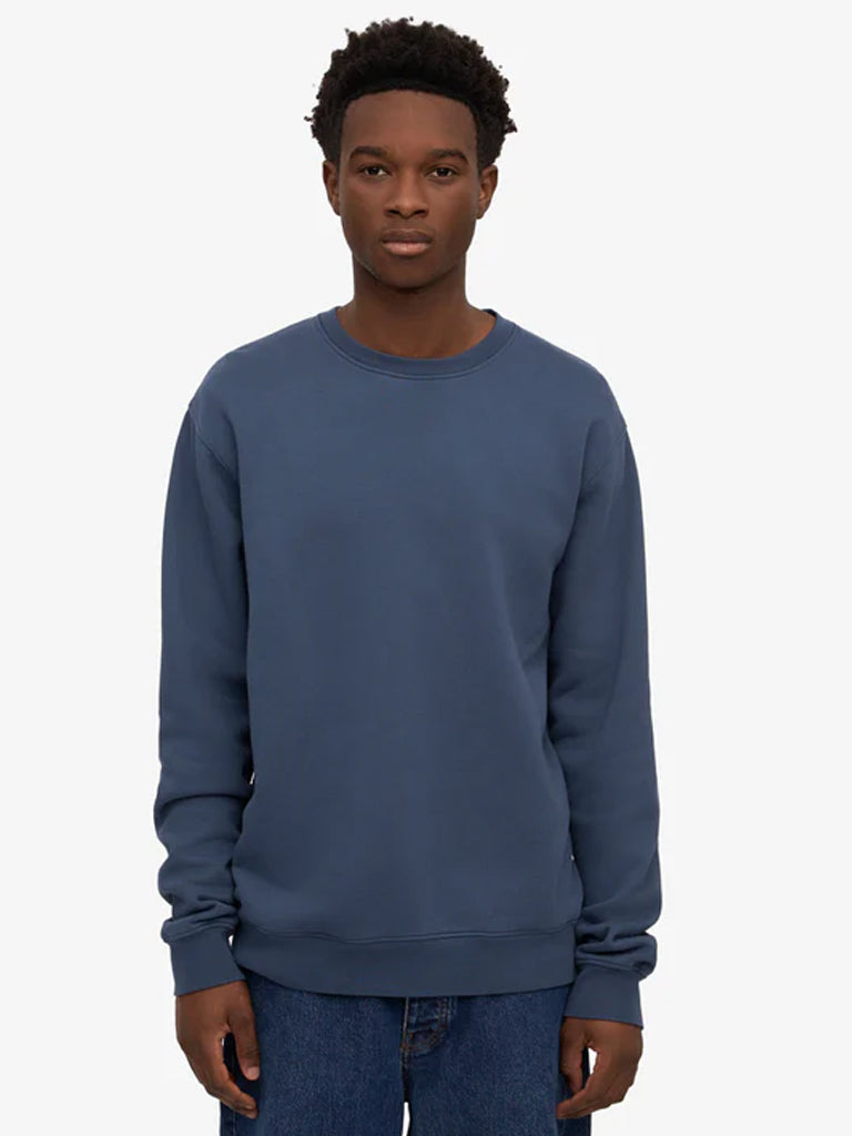 Colorful Standard Classic Organic Sweatshirt in Petrol Blue
