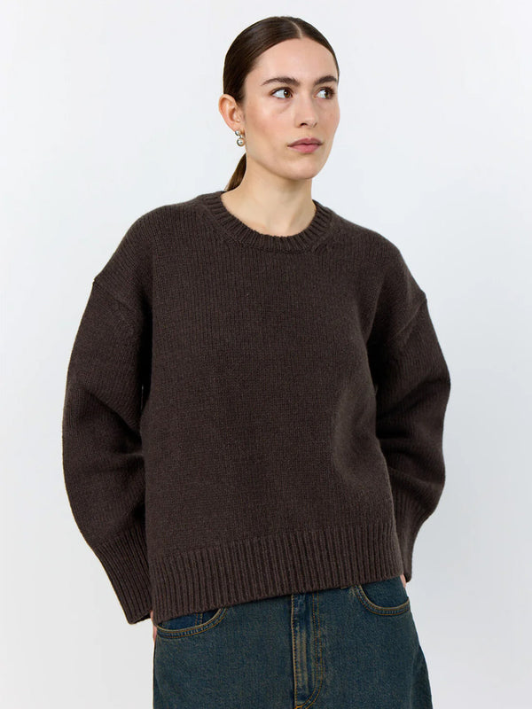 Levete Room Perle Sweater in Coffee