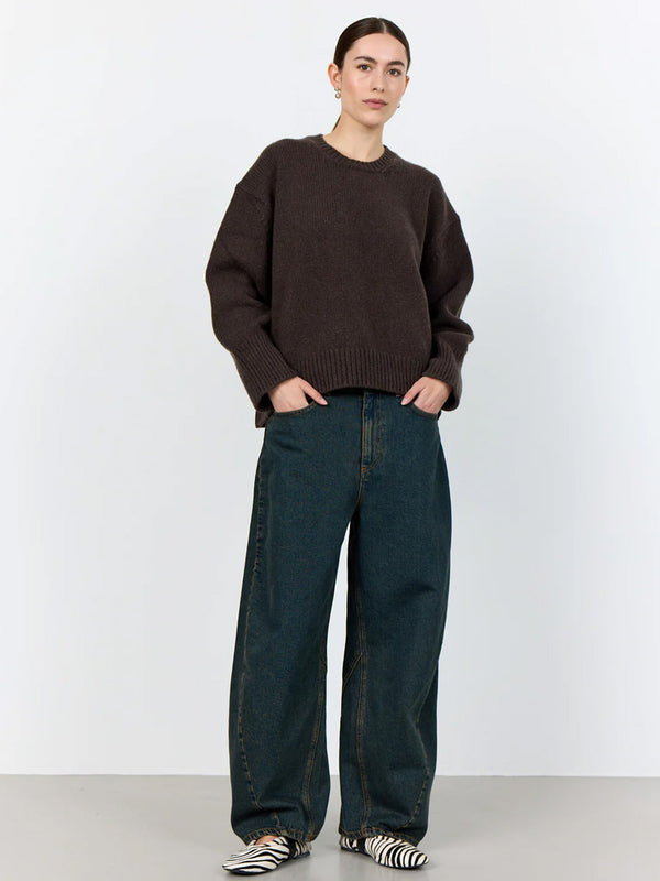 Levete Room Perle Sweater in Coffee