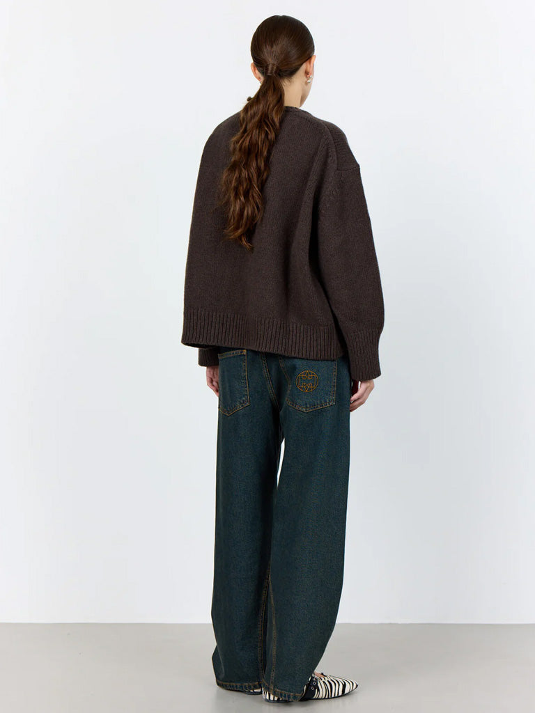 Levete Room Perle Sweater in Coffee