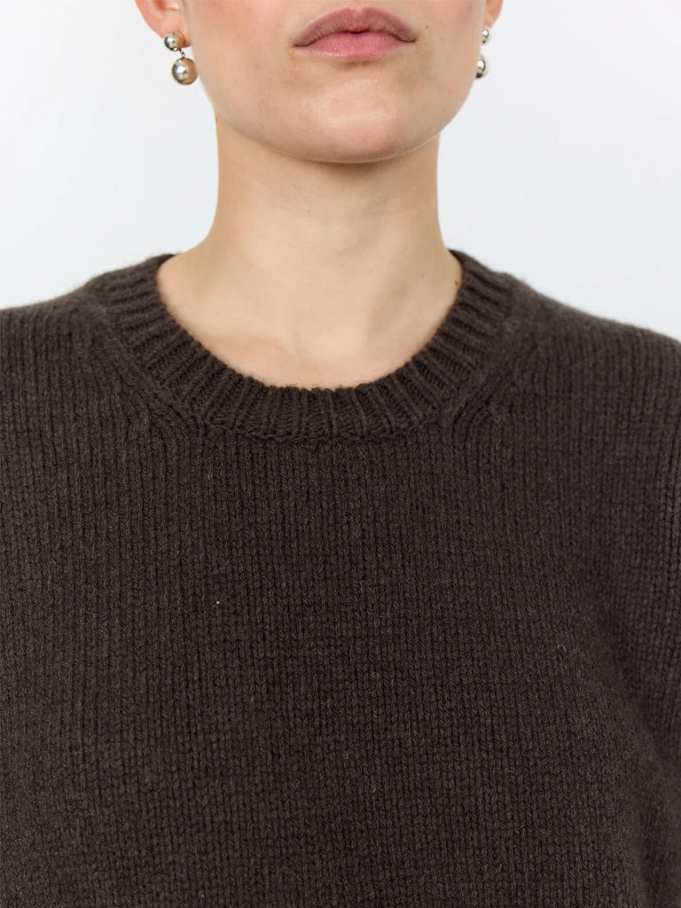 Levete Room Perle Sweater in Coffee