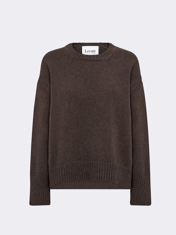 Levete Room Perle Sweater in Coffee