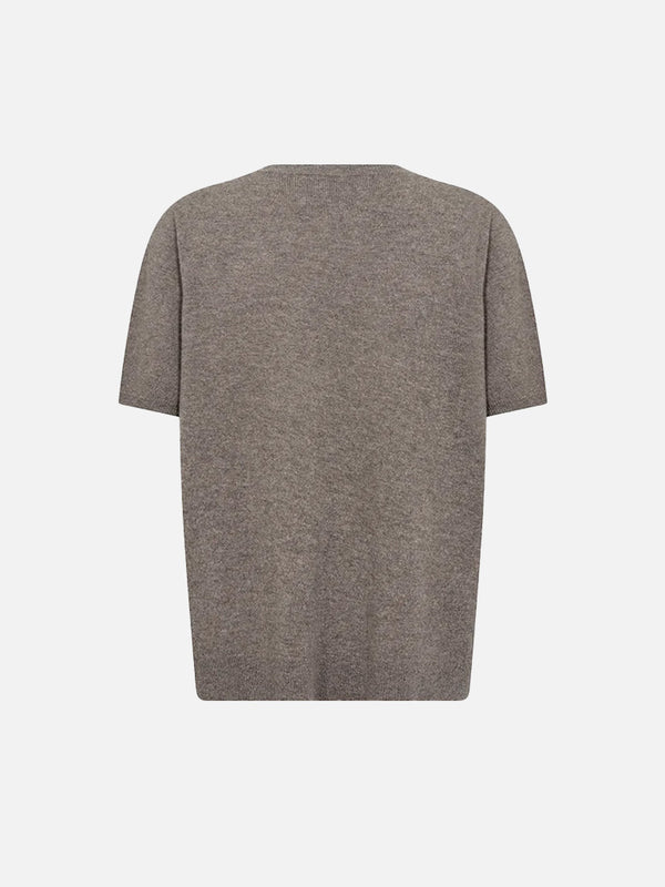 Levete Room Eloise Cashmere V Sweater in Morel