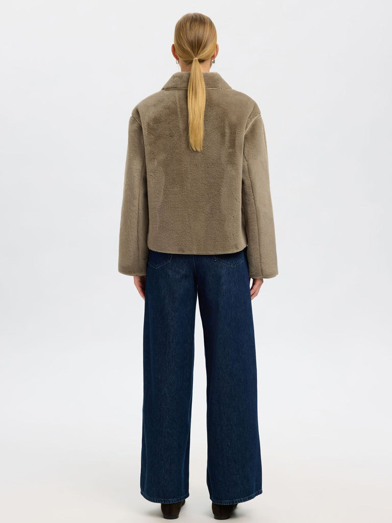 Selected Femme Freja Jacket in Pure Cashmere