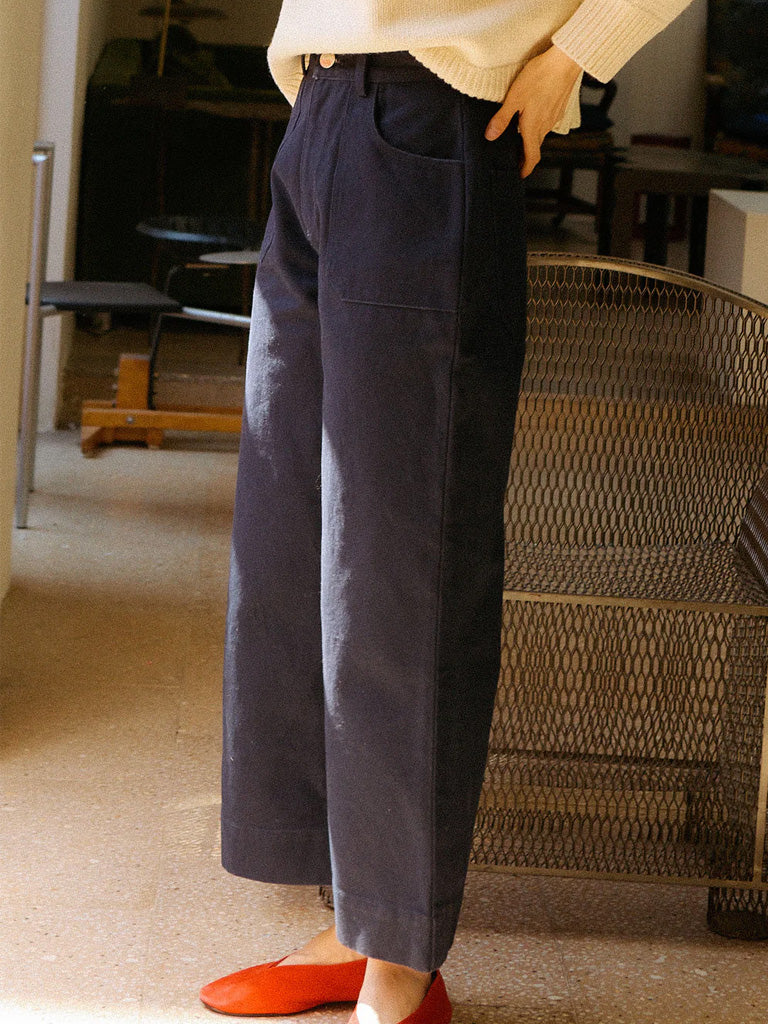 L.F. Markey Carpenter Trousers in Navy