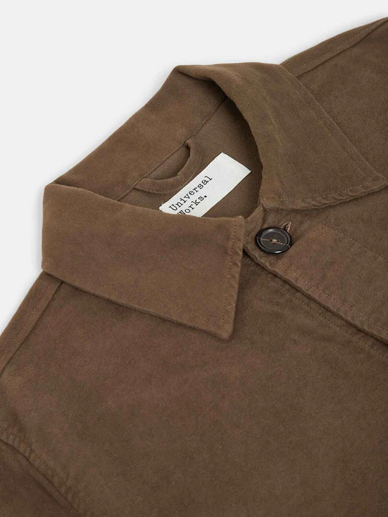 Universal Works Field Jacket in Moleskin Khaki