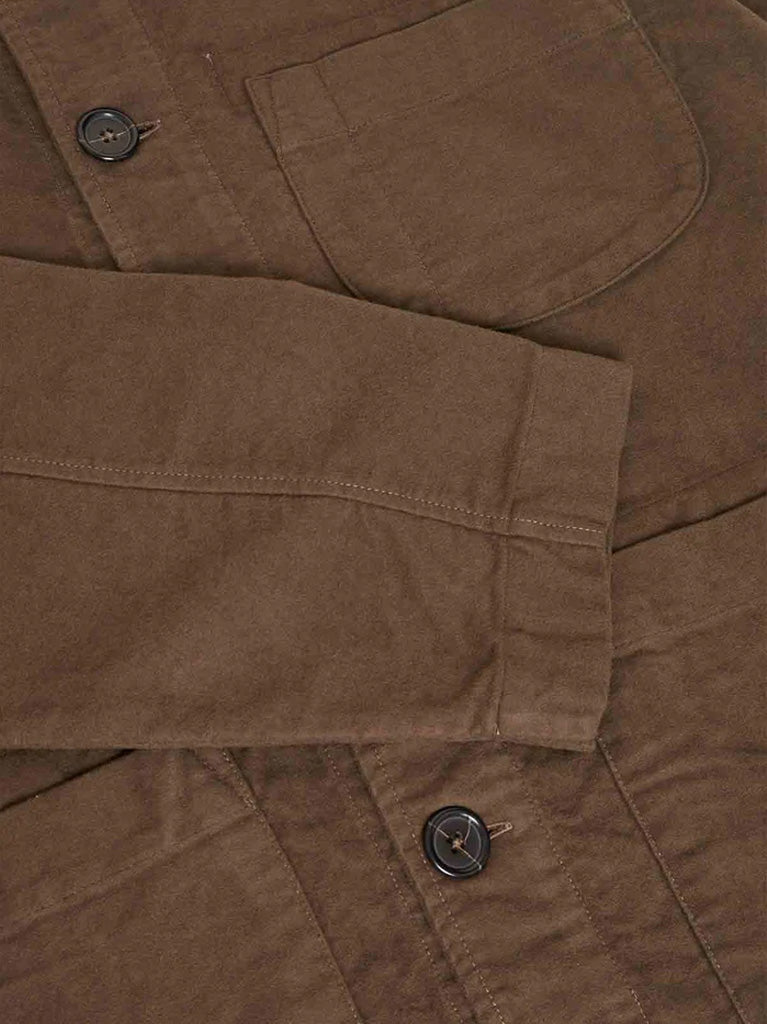 Universal Works Field Jacket in Moleskin Khaki