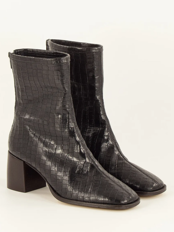 Sessun Gypqueen Boot in Croco Black