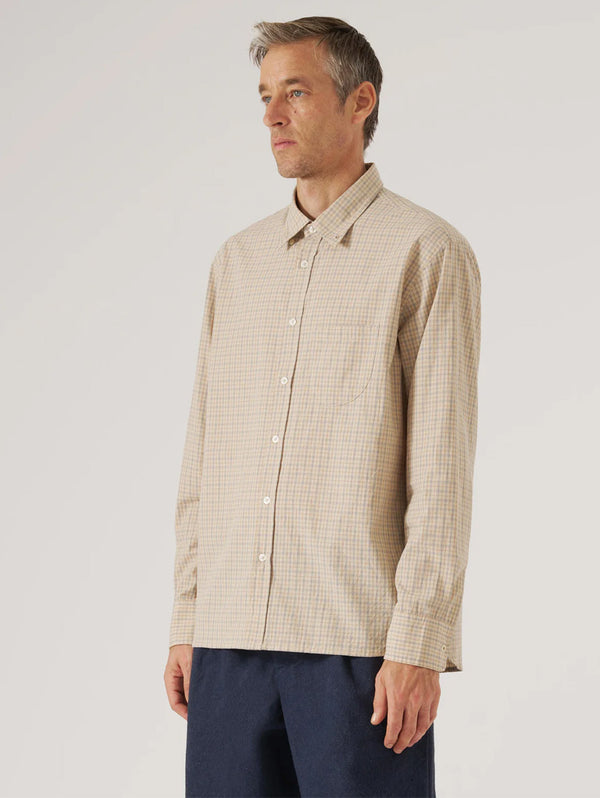 Universal Works Lazy Day Shirt in Shiro Fawn
