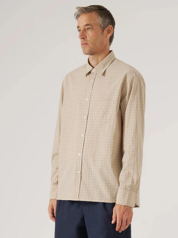 Universal Works Lazy Day Shirt in Shiro Fawn