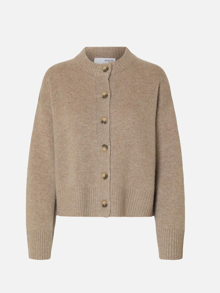 Selected Cille Cardigan in Irish Cream