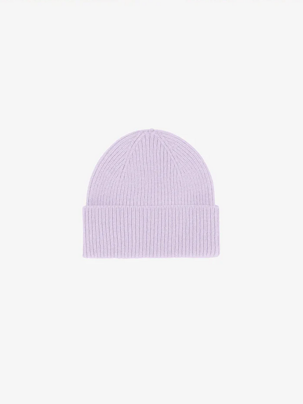 Colorful Standard Merino Wool Beanie in Soft Lavender