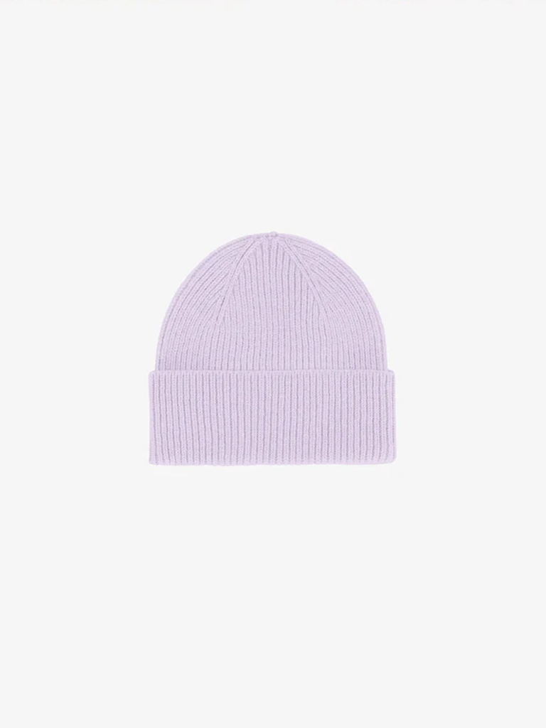 Colorful Standard Merino Wool Beanie in Soft Lavender