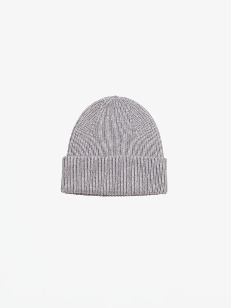 Colorful Standard Merino Wool Beanie in Heather Grey