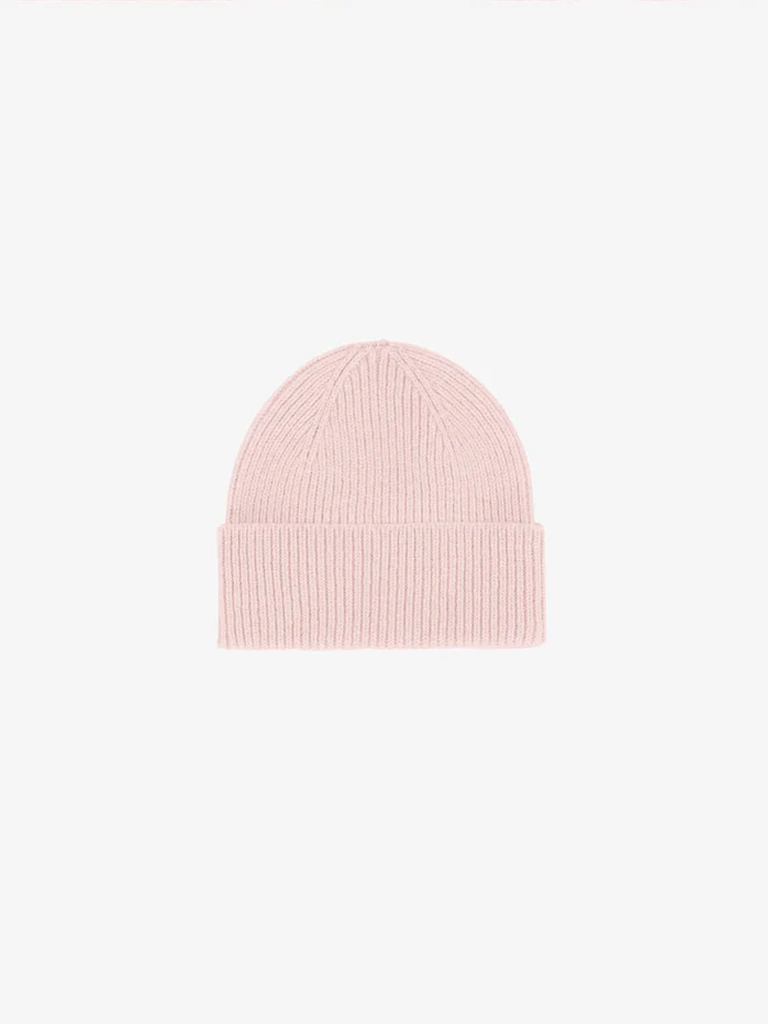 Colorful Standard Merino Wool Beanie in Faded Pink