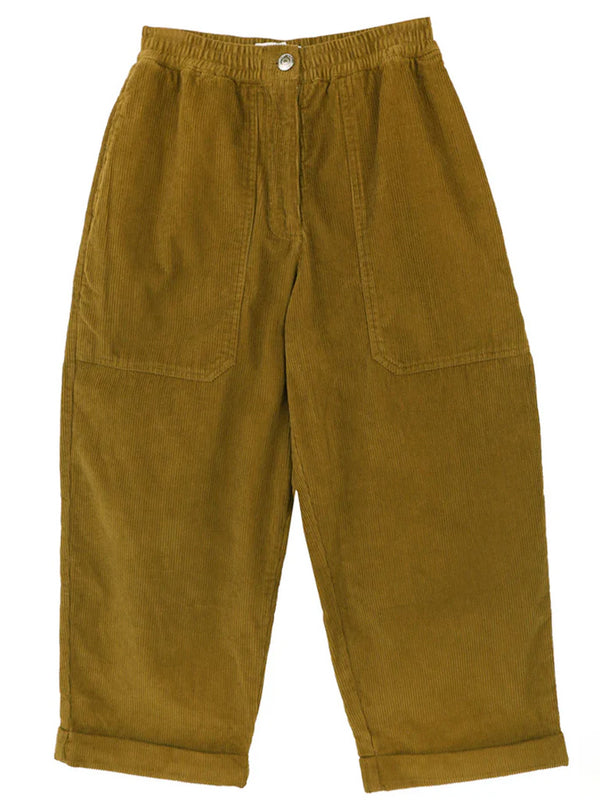 L.F. Markey Beckett Cord Trousers in Chartreuse