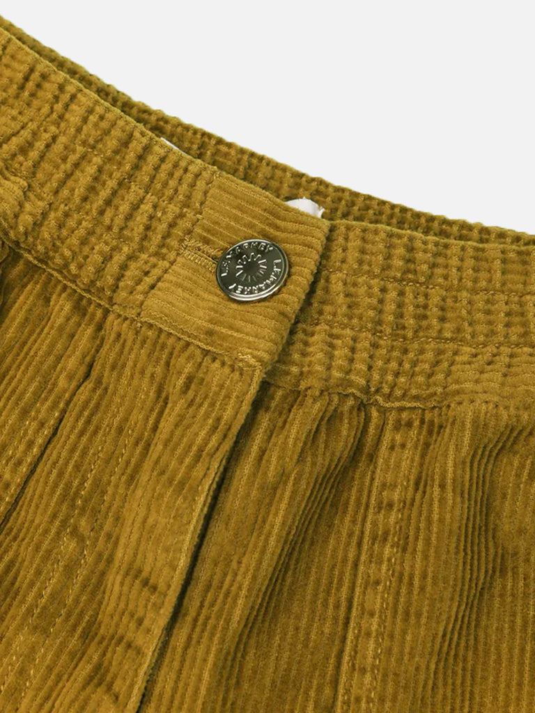 L.F. Markey Beckett Cord Trousers in Chartreuse