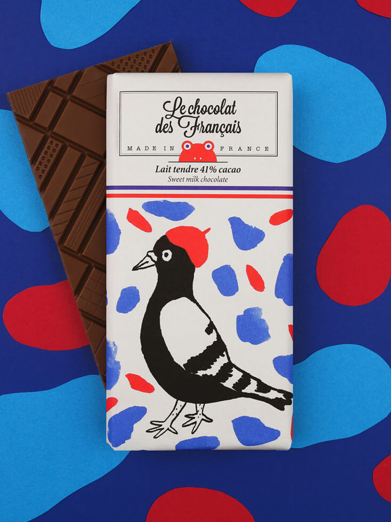 Le Chocolat des Francais L'Oiseau Sweet Milk Chocolate Bar