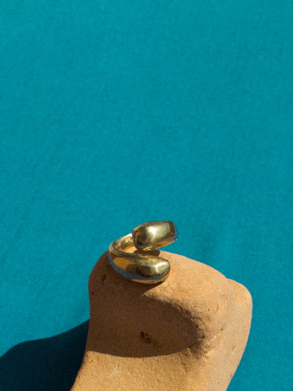 Lepagón Barro Ring in Brass