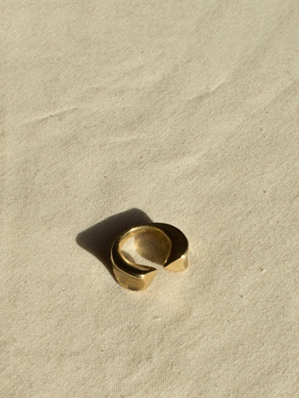 Lepagon Bone Ring in Brass