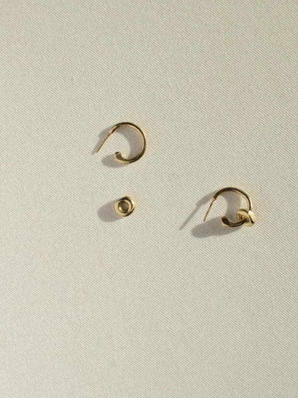 Lepagon Arandela Earrings in Brass