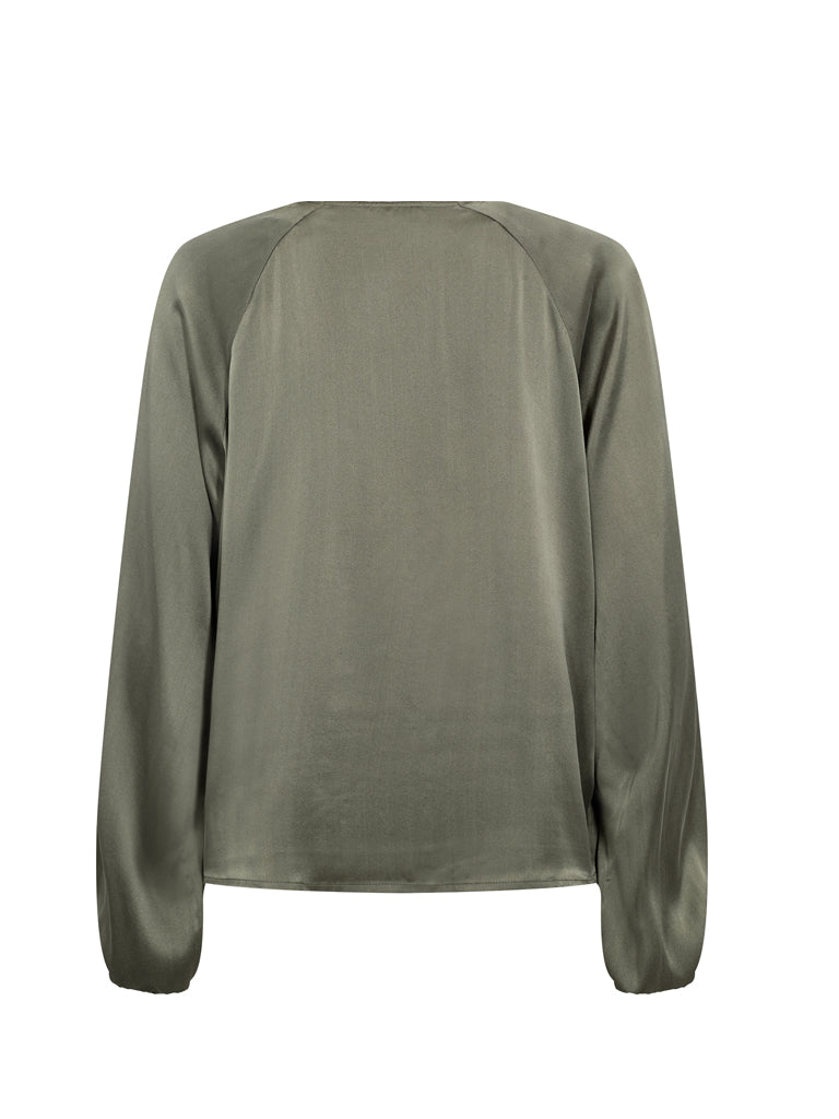 Levete Room Gale Silk Shirt in Tea Leaf