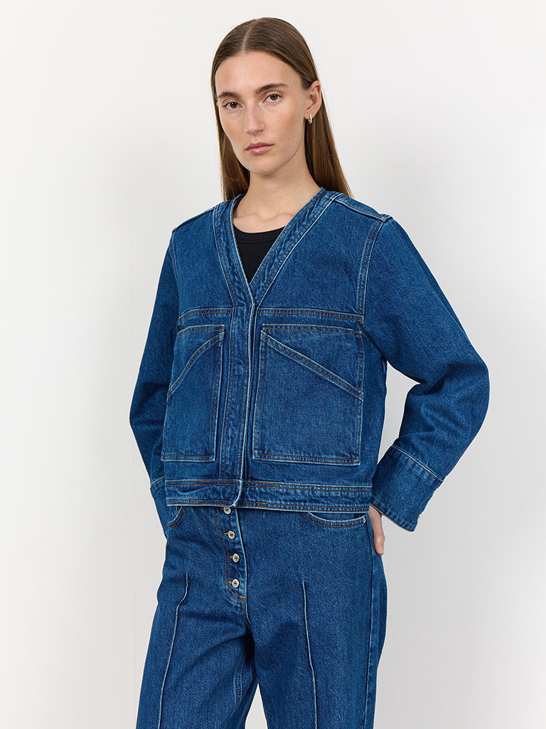 Levete Room Kosa Denim Jacket in Indigo