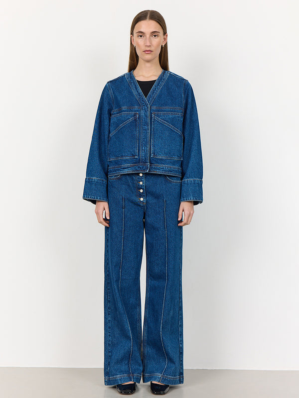 Levete Room Kosa Denim Jacket in Indigo