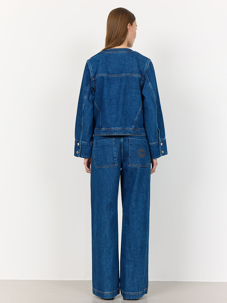 Levete Room Kosa Denim Jacket in Indigo