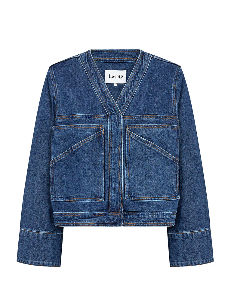 Levete Room Kosa Denim Jacket in Indigo