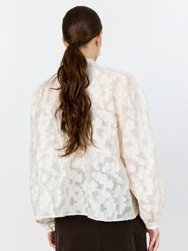 Levete Room Novelle Blouse in Star White