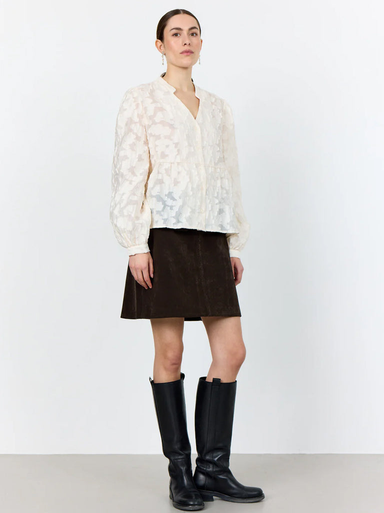 Levete Room Novelle Blouse in Star White