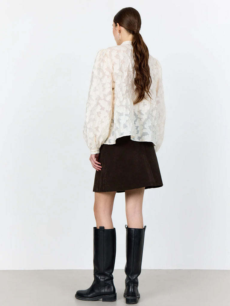 Levete Room Novelle Blouse in Star White