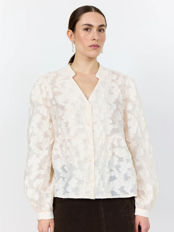 Levete Room Novelle Blouse in Star White