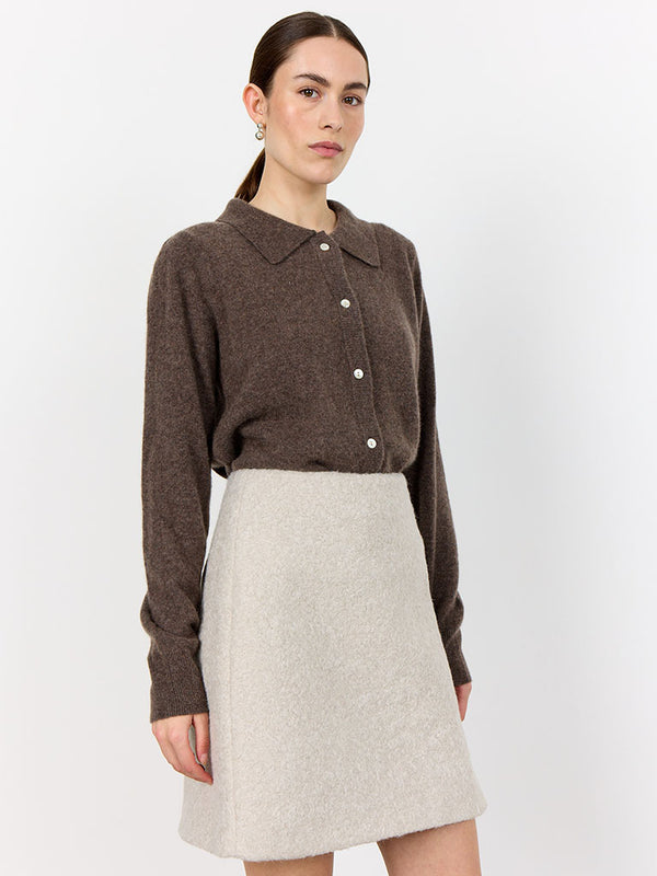Levete Room Eloise Cardigan in Coffee