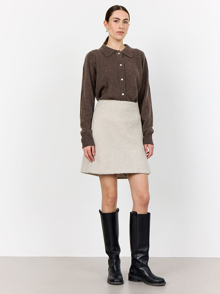 Levete Room Eloise Cardigan in Coffee