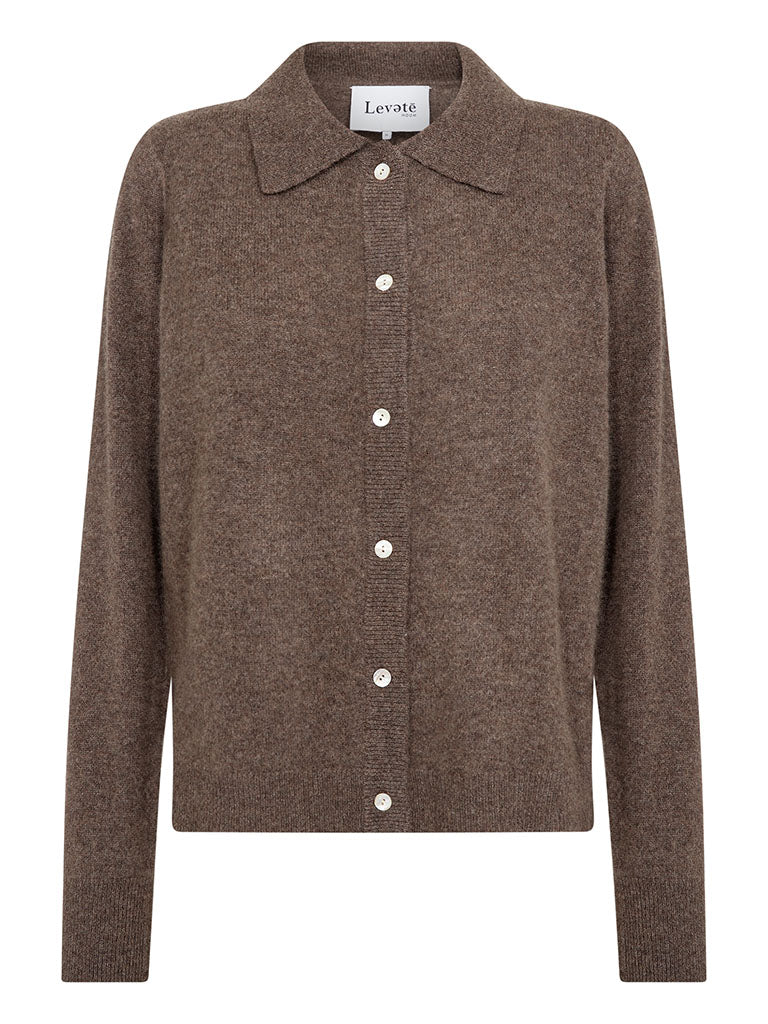 Levete Room Eloise Cardigan in Coffee