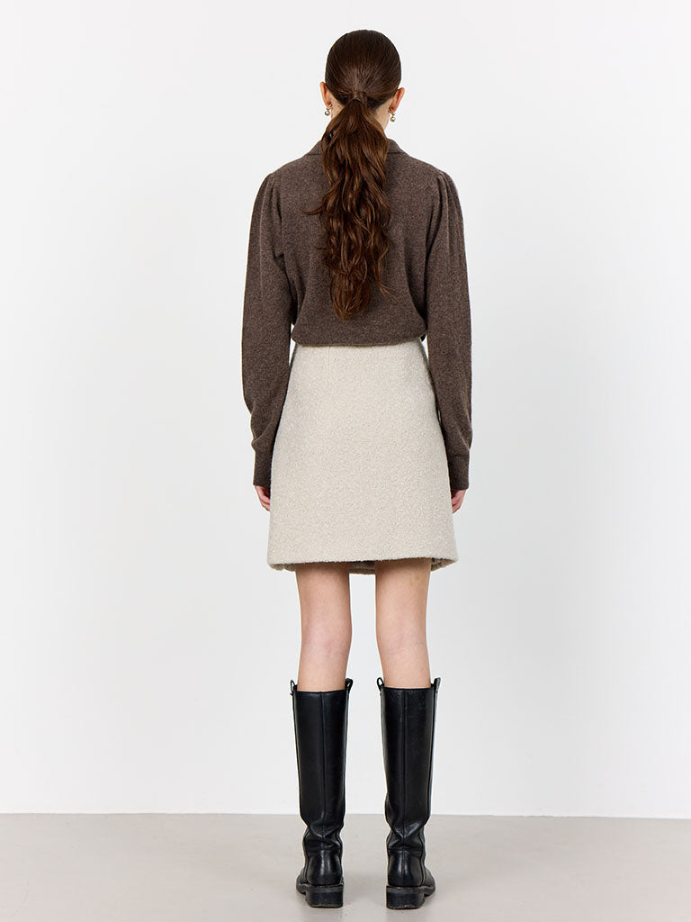 Levete Room Eloise Cardigan in Coffee
