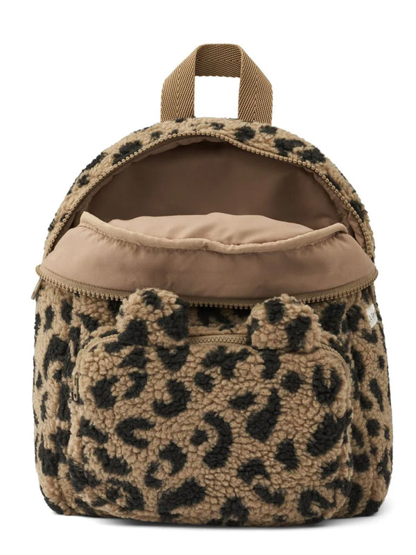 Liewood Allan Backpack in Leo Oat Black Panther