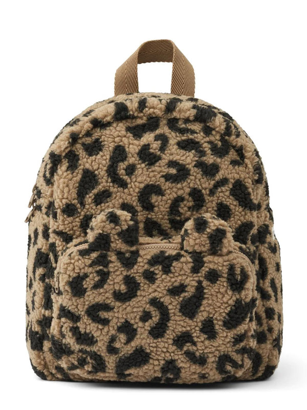Liewood Allan Backpack in Leo Oat Black Panther
