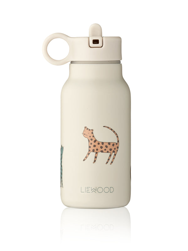 Liewood Falk Water Bottle in Leopard Multi Mix