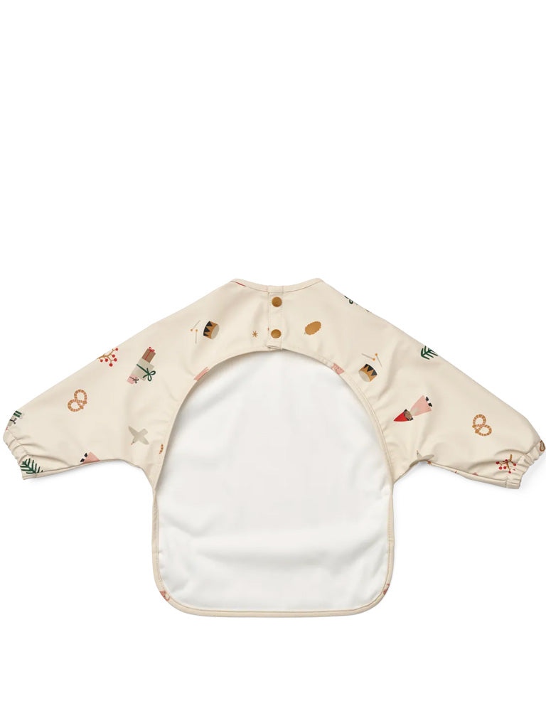 Liewood Merle Cape Bib in Holiday Sandy Mix