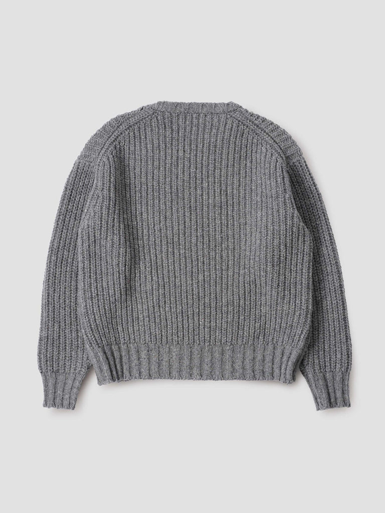MHL Cropped Fishermans Crew in Stone Grey