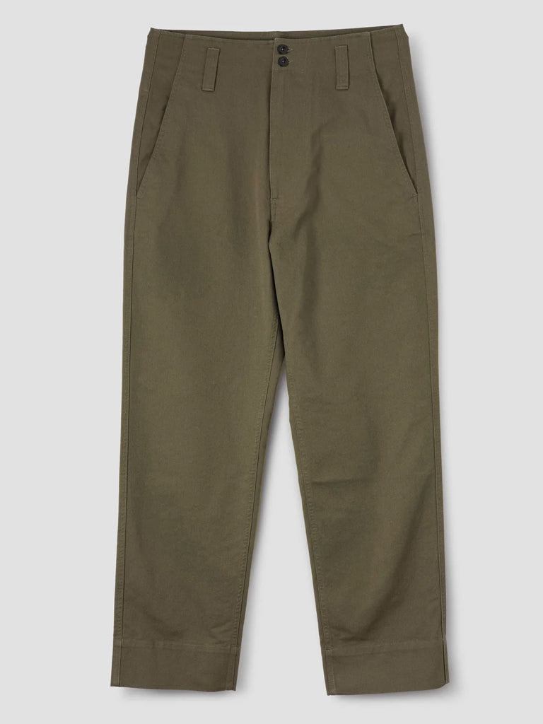 MHL Dropped Loop Trouser in Khaki Green