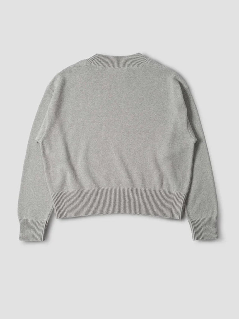 MHL Flatlock Guernsey in Light Grey