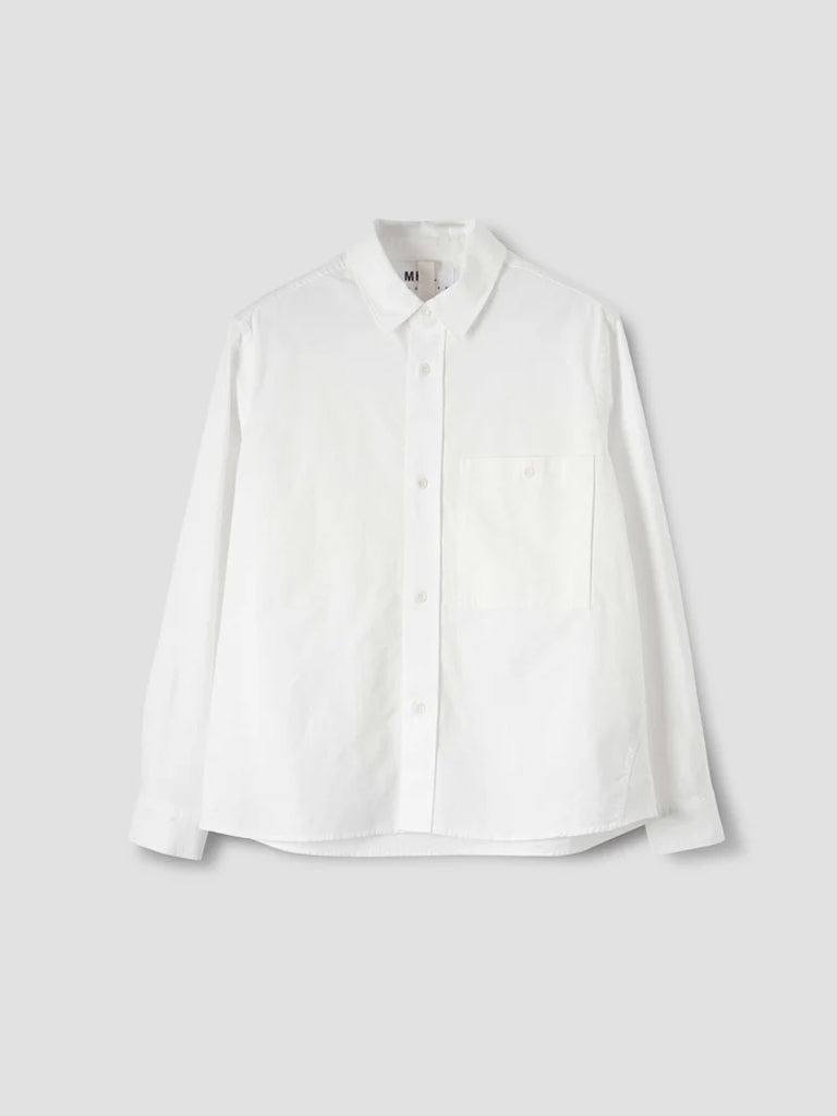 MHL Overall Texture Shirt in Off White