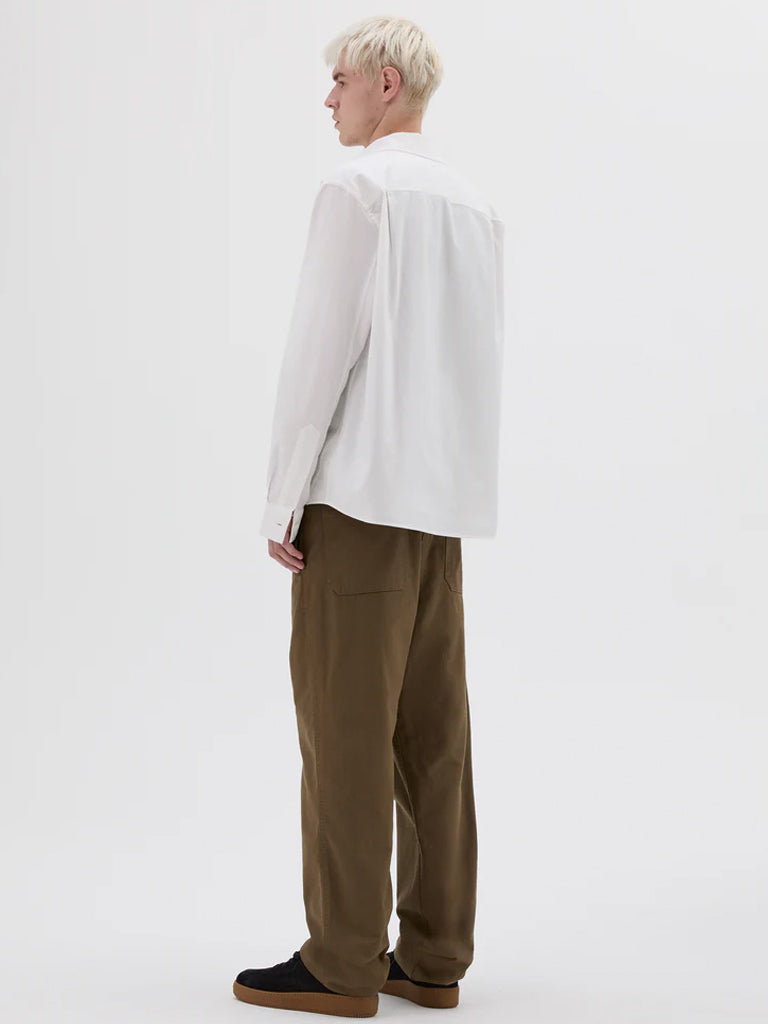 MHL Overall Texture Shirt in Off White